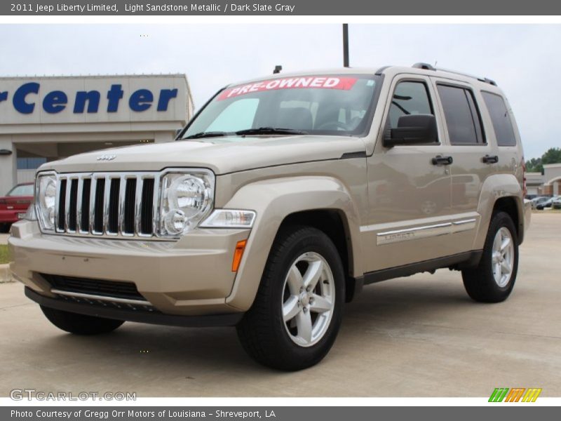 Light Sandstone Metallic / Dark Slate Gray 2011 Jeep Liberty Limited