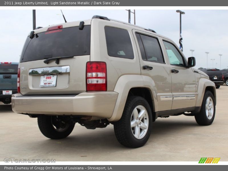 Light Sandstone Metallic / Dark Slate Gray 2011 Jeep Liberty Limited