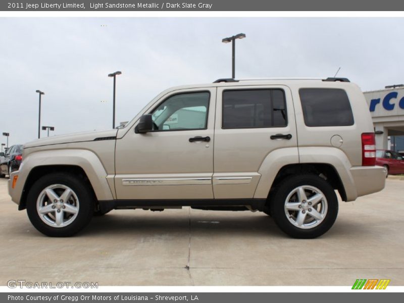 Light Sandstone Metallic / Dark Slate Gray 2011 Jeep Liberty Limited