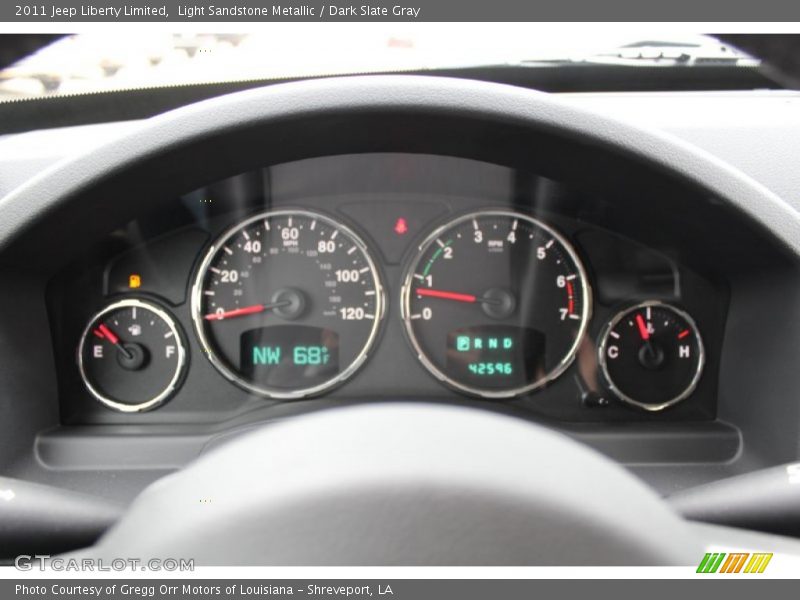 Light Sandstone Metallic / Dark Slate Gray 2011 Jeep Liberty Limited
