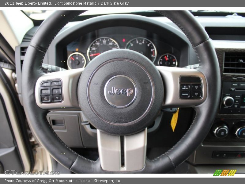 Light Sandstone Metallic / Dark Slate Gray 2011 Jeep Liberty Limited