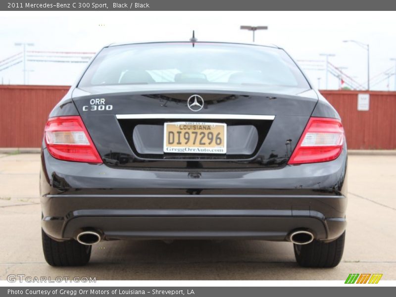 Black / Black 2011 Mercedes-Benz C 300 Sport