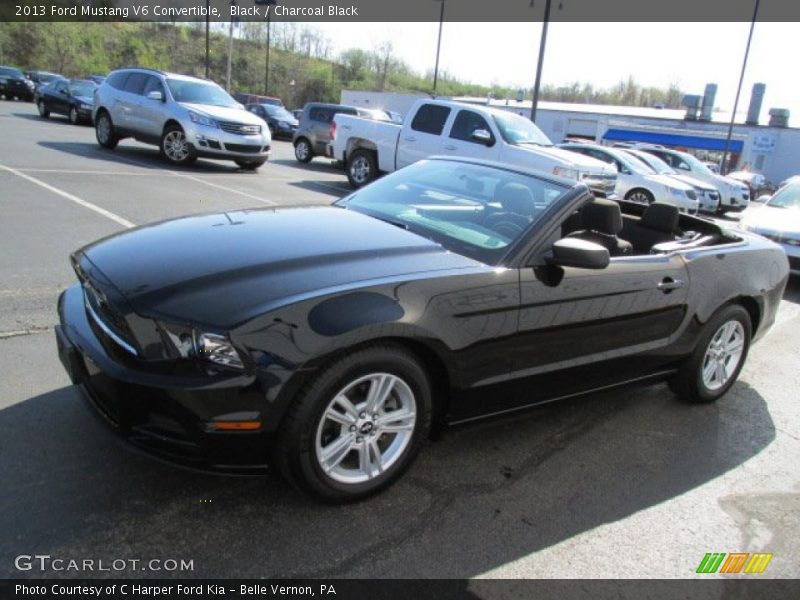 Black / Charcoal Black 2013 Ford Mustang V6 Convertible