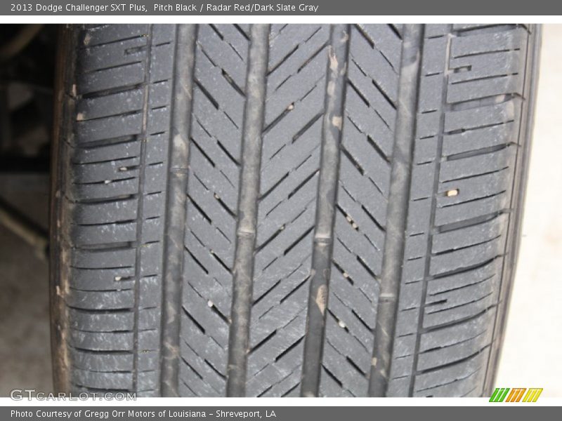 Pitch Black / Radar Red/Dark Slate Gray 2013 Dodge Challenger SXT Plus