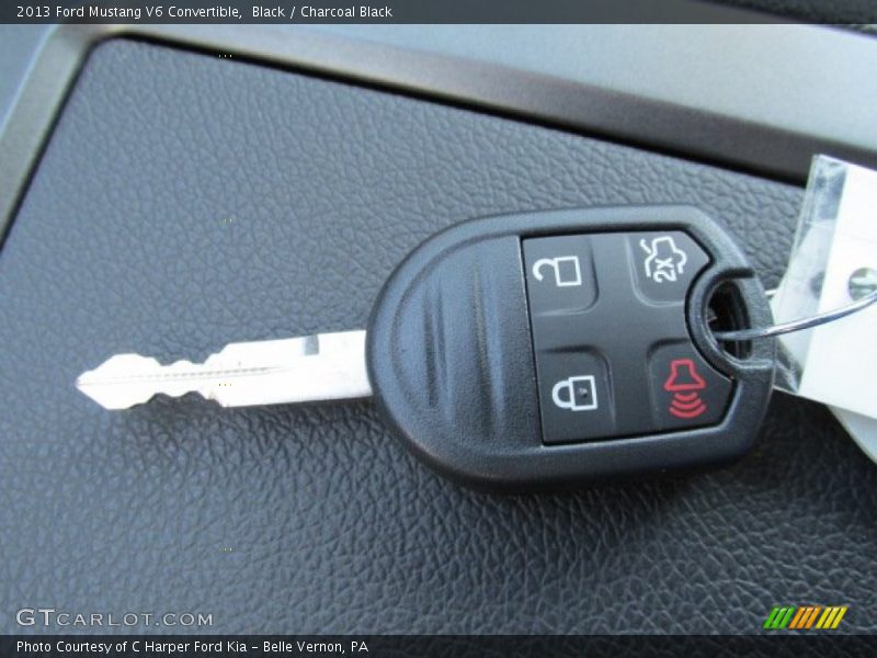 Black / Charcoal Black 2013 Ford Mustang V6 Convertible
