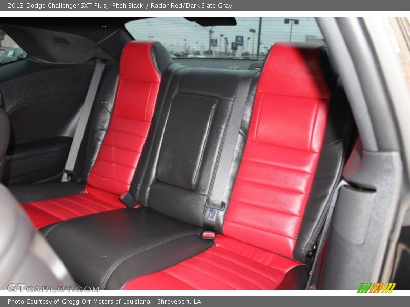 Rear Seat of 2013 Challenger SXT Plus
