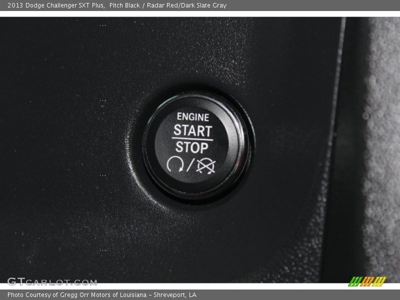 Pitch Black / Radar Red/Dark Slate Gray 2013 Dodge Challenger SXT Plus