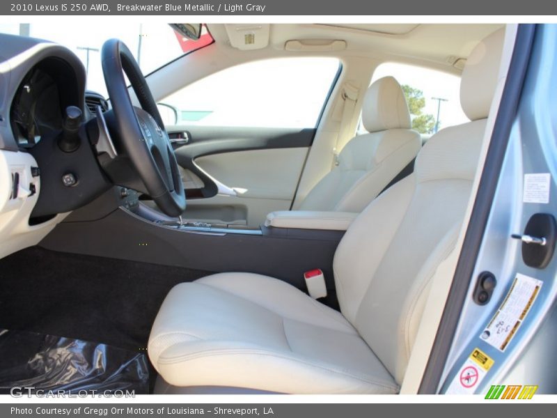  2010 IS 250 AWD Light Gray Interior