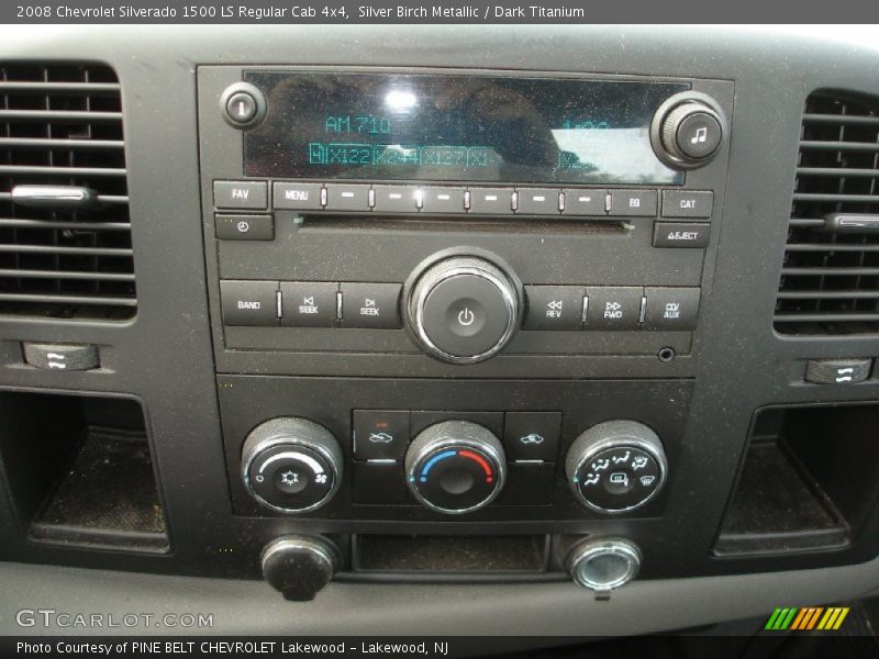 Silver Birch Metallic / Dark Titanium 2008 Chevrolet Silverado 1500 LS Regular Cab 4x4