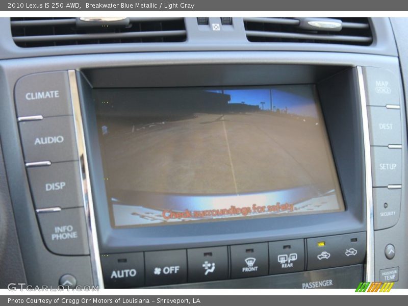 Breakwater Blue Metallic / Light Gray 2010 Lexus IS 250 AWD