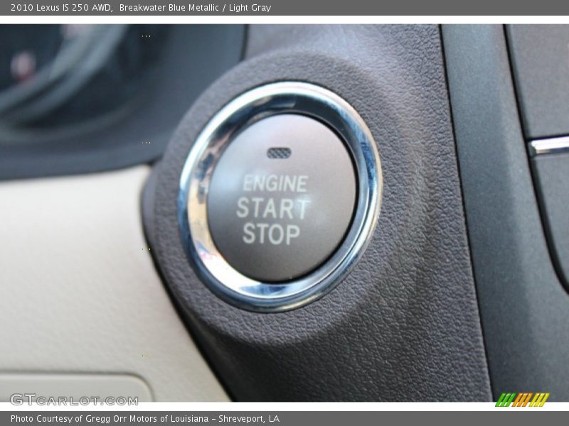 Controls of 2010 IS 250 AWD