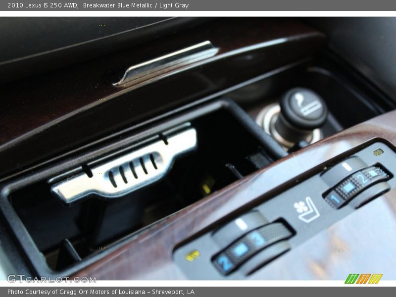 Breakwater Blue Metallic / Light Gray 2010 Lexus IS 250 AWD