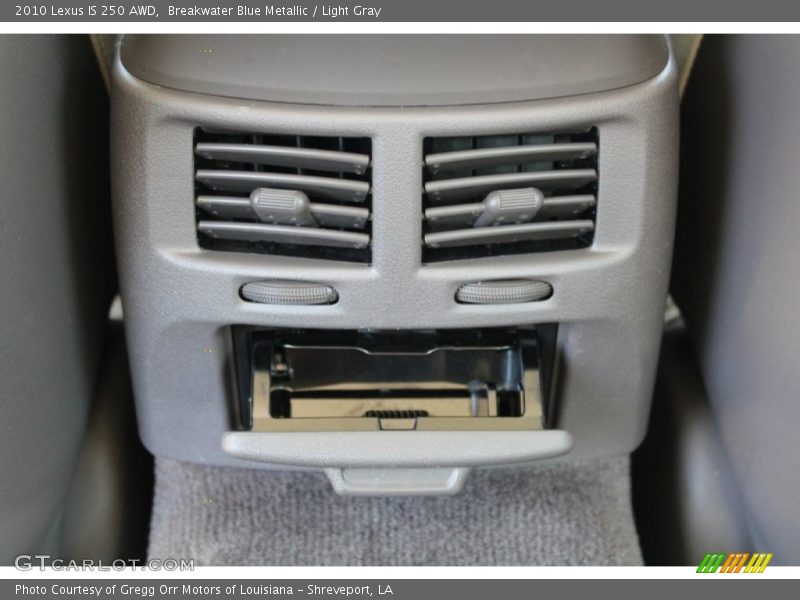 Breakwater Blue Metallic / Light Gray 2010 Lexus IS 250 AWD