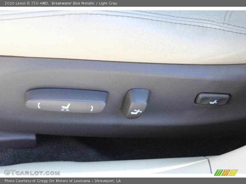 Controls of 2010 IS 250 AWD