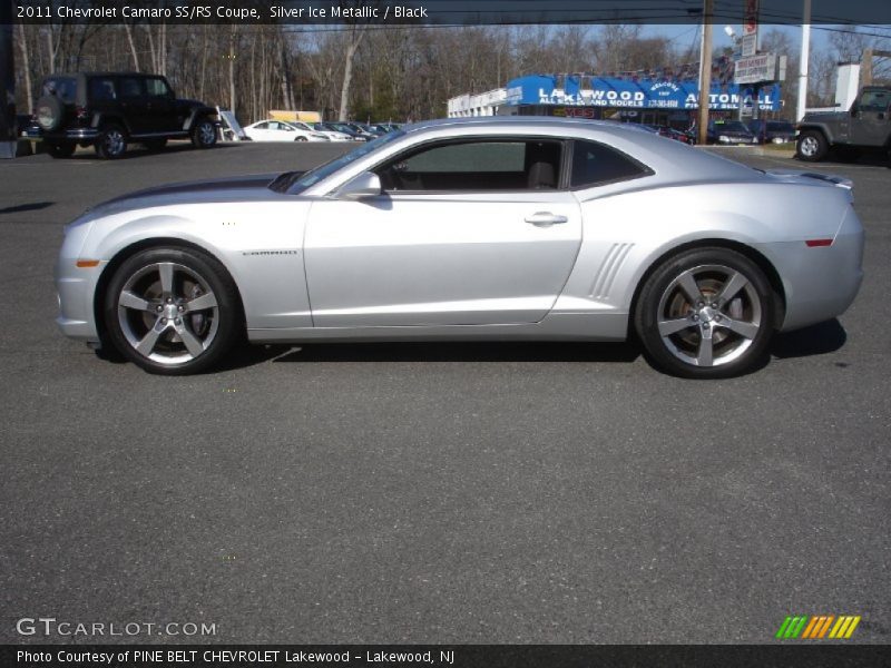 Silver Ice Metallic / Black 2011 Chevrolet Camaro SS/RS Coupe