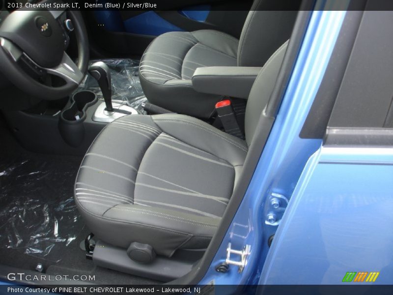 Denim (Blue) / Silver/Blue 2013 Chevrolet Spark LT