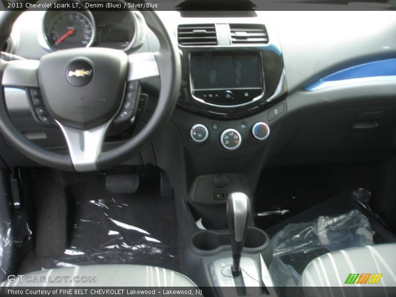 Denim (Blue) / Silver/Blue 2013 Chevrolet Spark LT