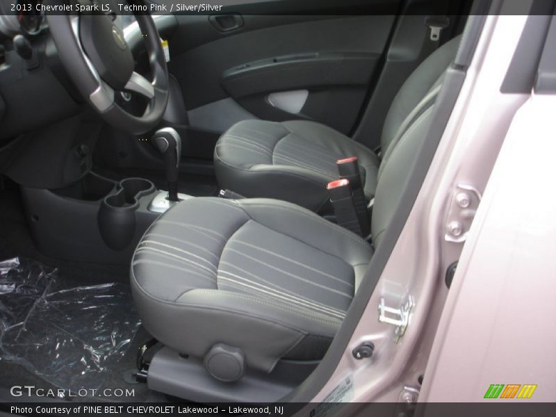 Techno Pink / Silver/Silver 2013 Chevrolet Spark LS