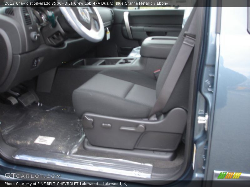 Blue Granite Metallic / Ebony 2013 Chevrolet Silverado 3500HD LT Crew Cab 4x4 Dually