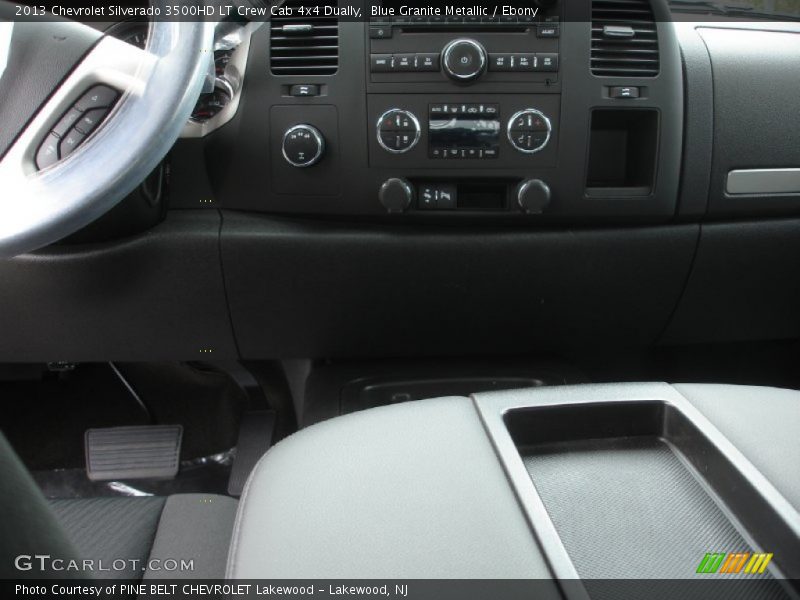 Blue Granite Metallic / Ebony 2013 Chevrolet Silverado 3500HD LT Crew Cab 4x4 Dually