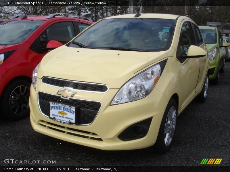 Lemonade (Yellow) / Yellow/Yellow 2013 Chevrolet Spark LS