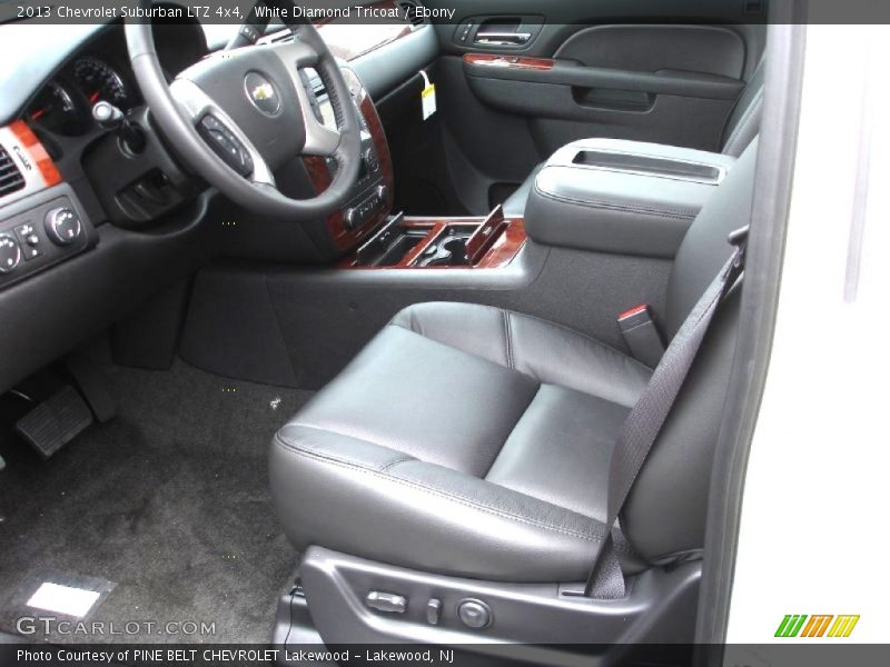 White Diamond Tricoat / Ebony 2013 Chevrolet Suburban LTZ 4x4