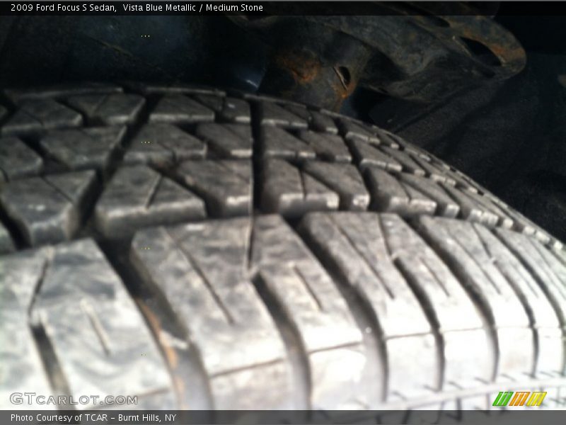 Vista Blue Metallic / Medium Stone 2009 Ford Focus S Sedan