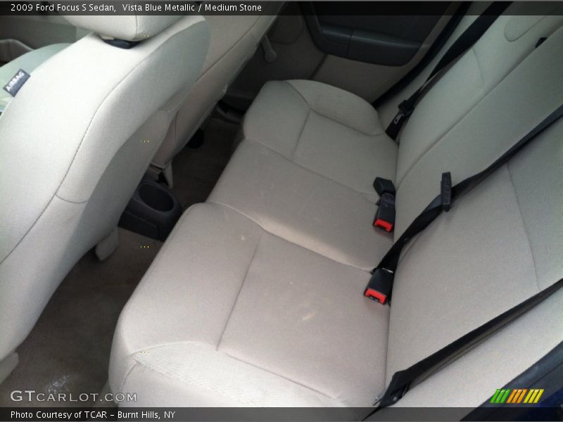 Vista Blue Metallic / Medium Stone 2009 Ford Focus S Sedan