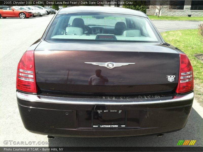 Deep Lava Red Pearl / Dark Slate Gray/Medium Slate Gray 2005 Chrysler 300 C HEMI