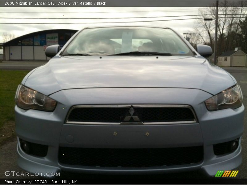 Apex Silver Metallic / Black 2008 Mitsubishi Lancer GTS