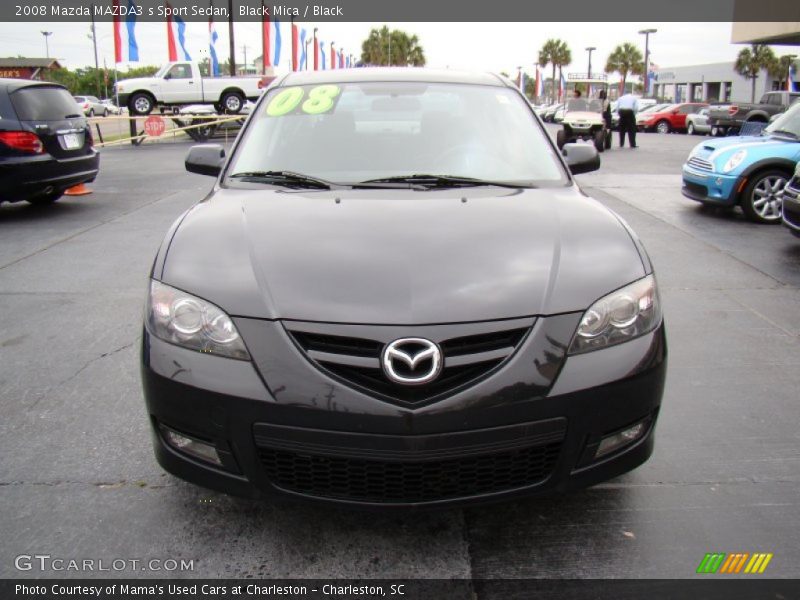 Black Mica / Black 2008 Mazda MAZDA3 s Sport Sedan