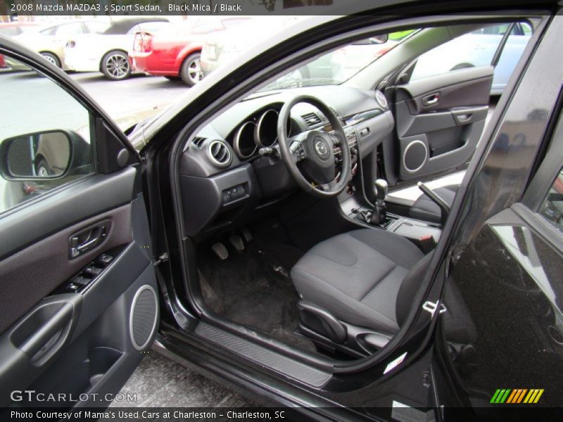 Black Mica / Black 2008 Mazda MAZDA3 s Sport Sedan