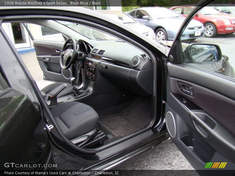 Black Mica / Black 2008 Mazda MAZDA3 s Sport Sedan