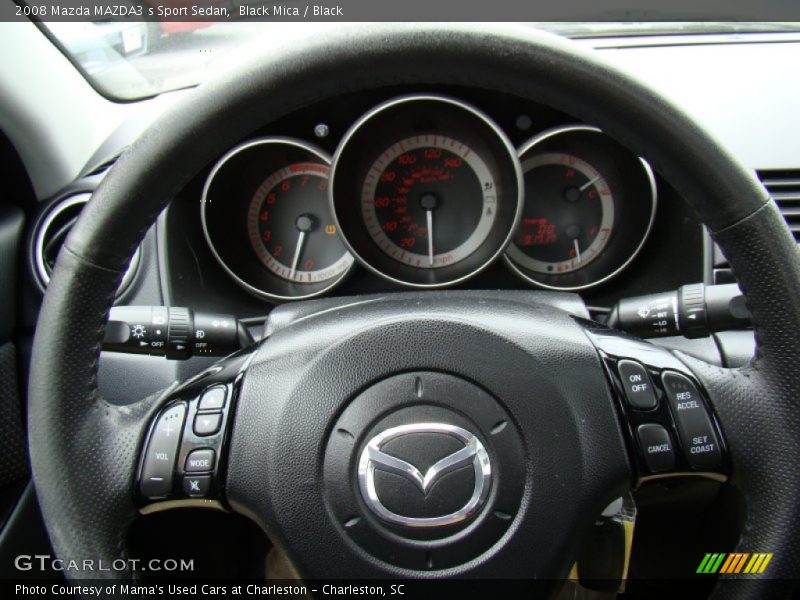 Black Mica / Black 2008 Mazda MAZDA3 s Sport Sedan