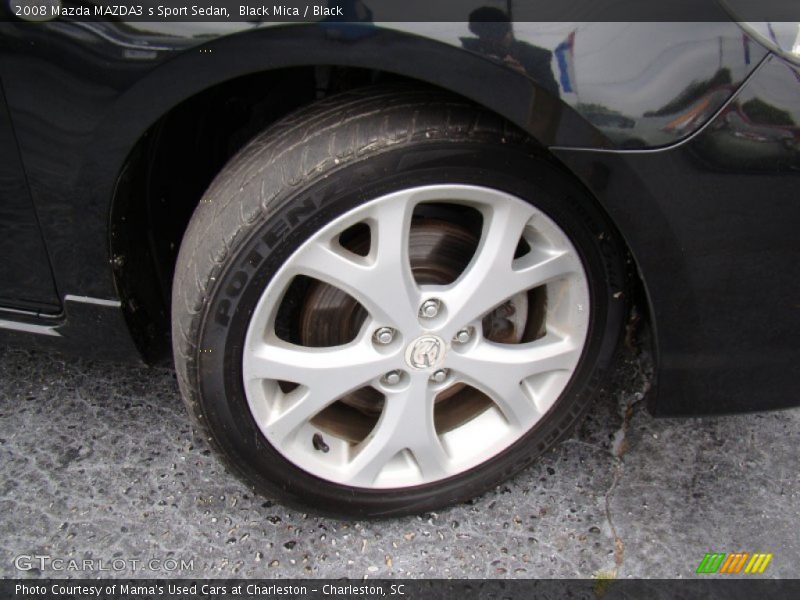 Black Mica / Black 2008 Mazda MAZDA3 s Sport Sedan