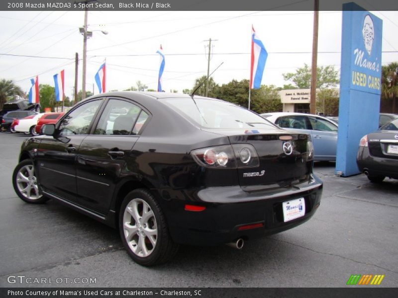 Black Mica / Black 2008 Mazda MAZDA3 s Sport Sedan