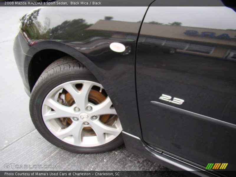 Black Mica / Black 2008 Mazda MAZDA3 s Sport Sedan