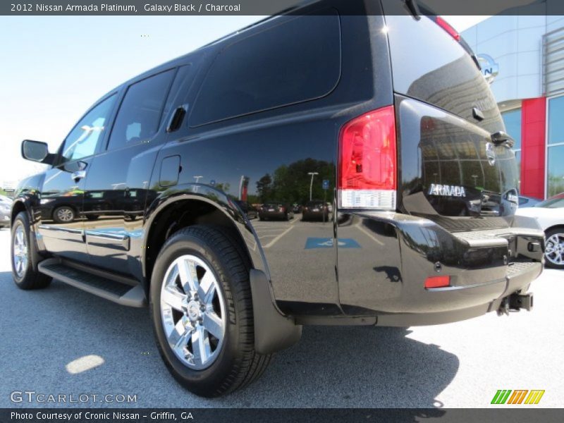Galaxy Black / Charcoal 2012 Nissan Armada Platinum