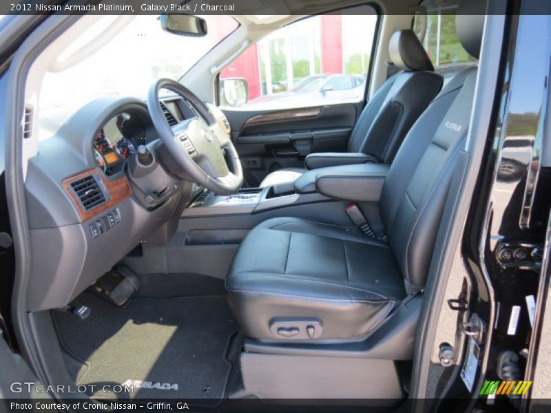 Galaxy Black / Charcoal 2012 Nissan Armada Platinum