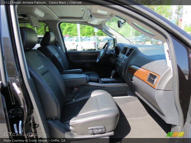 Galaxy Black / Charcoal 2012 Nissan Armada Platinum
