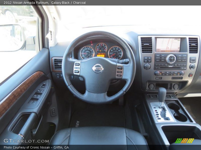 Galaxy Black / Charcoal 2012 Nissan Armada Platinum
