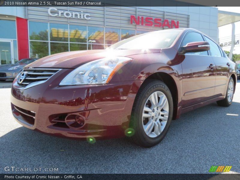 Tuscan Sun Red / Charcoal 2010 Nissan Altima 2.5 SL
