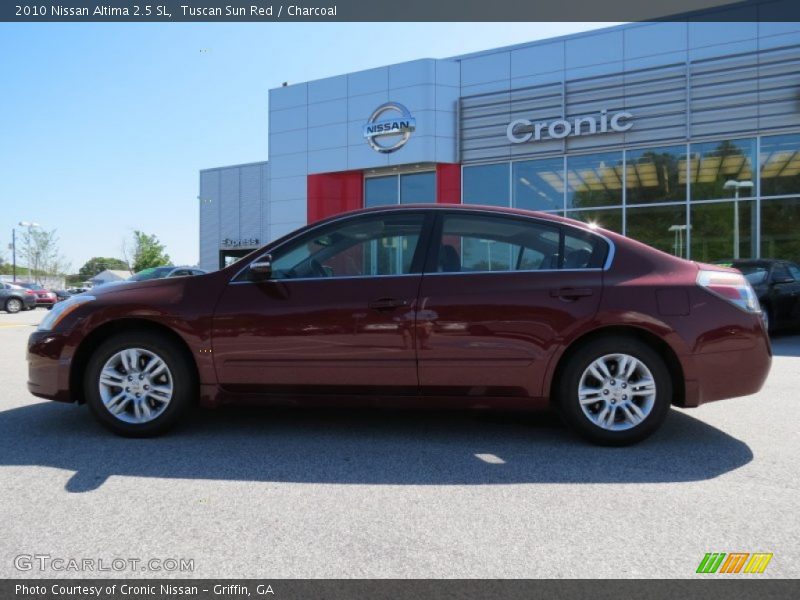 Tuscan Sun Red / Charcoal 2010 Nissan Altima 2.5 SL