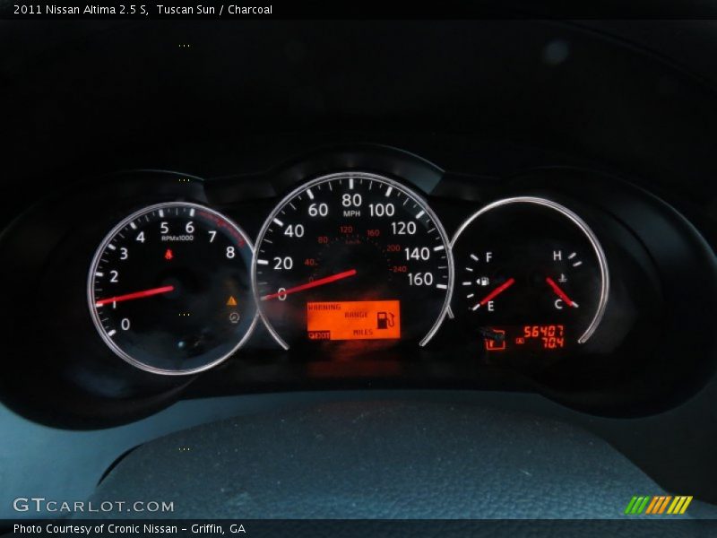 Tuscan Sun / Charcoal 2011 Nissan Altima 2.5 S