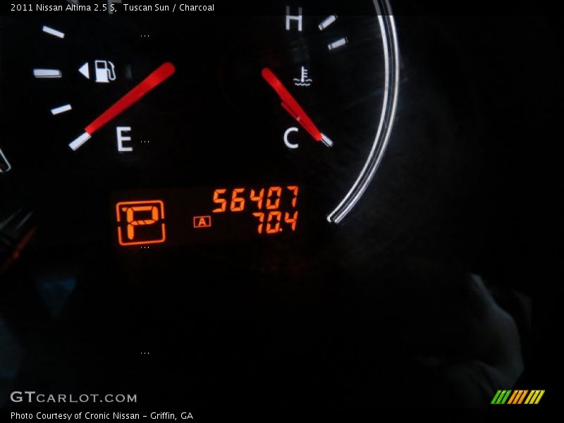 Tuscan Sun / Charcoal 2011 Nissan Altima 2.5 S