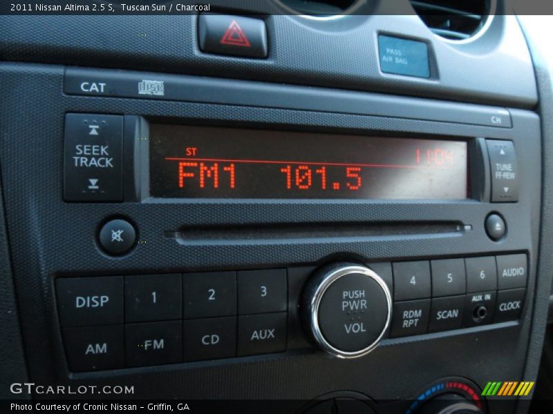 Tuscan Sun / Charcoal 2011 Nissan Altima 2.5 S