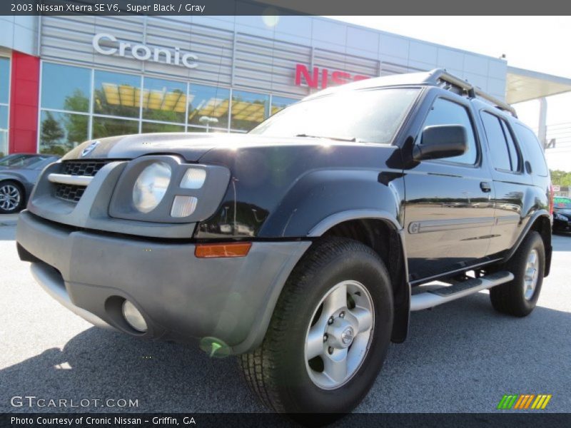 Super Black / Gray 2003 Nissan Xterra SE V6
