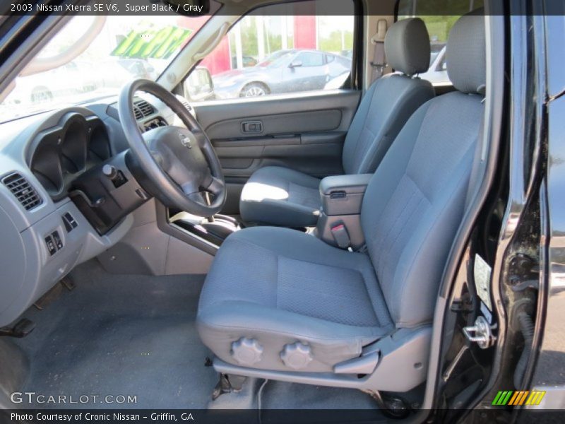 Super Black / Gray 2003 Nissan Xterra SE V6