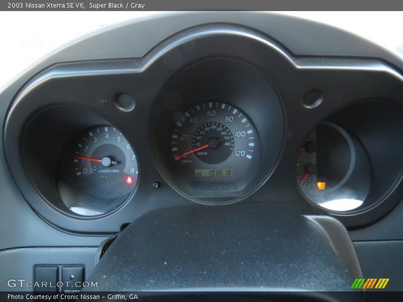 Super Black / Gray 2003 Nissan Xterra SE V6