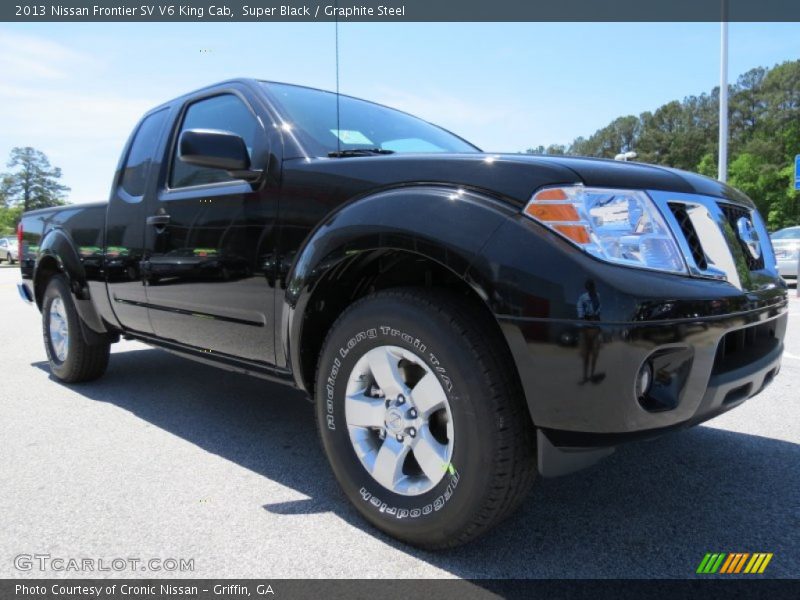 Super Black / Graphite Steel 2013 Nissan Frontier SV V6 King Cab